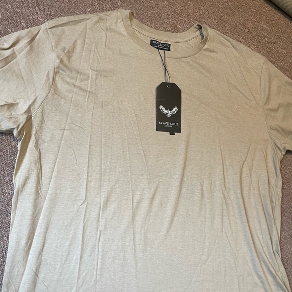 Mens Brave Soul Oversized Tee - Picture 3 of 4